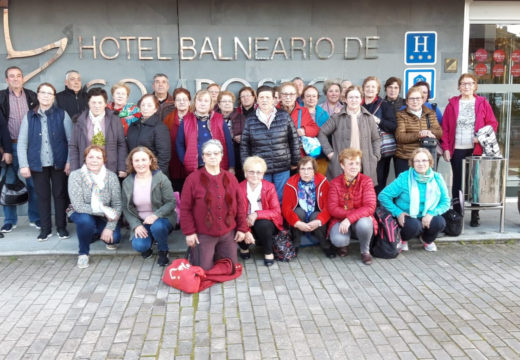 Un total de 35 veciños e veciñas participaron no Mes da Saúde do Concello de Frades, con 4 saídas ao Hotel Balneario Compostela (Brión)